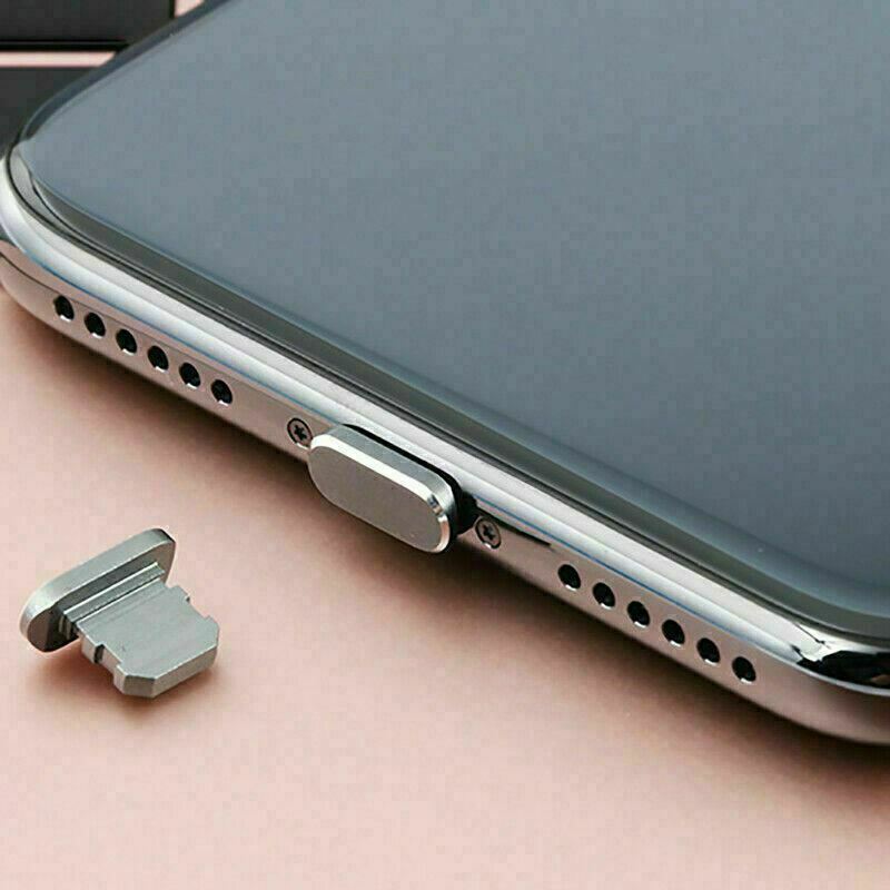 Anti Dust Plug Voor Iphone 12 11 Pro Xs Max X Xr 7 8 6 6S Plus 12 Mini metal Anti Dust Opladen Lader Dock Plug Stopper