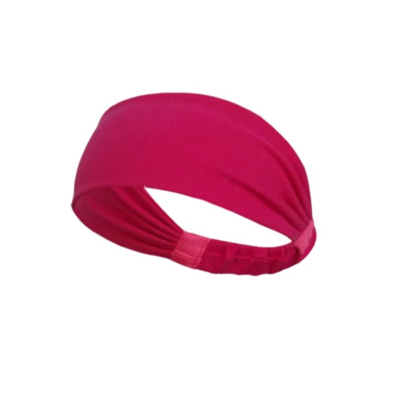 FDBRO Sport Sweatband Fitness Running Headband Gym Workout Yoga Anti-slip Elastic Hair Band Football Basketball Sports Safety: A16-12