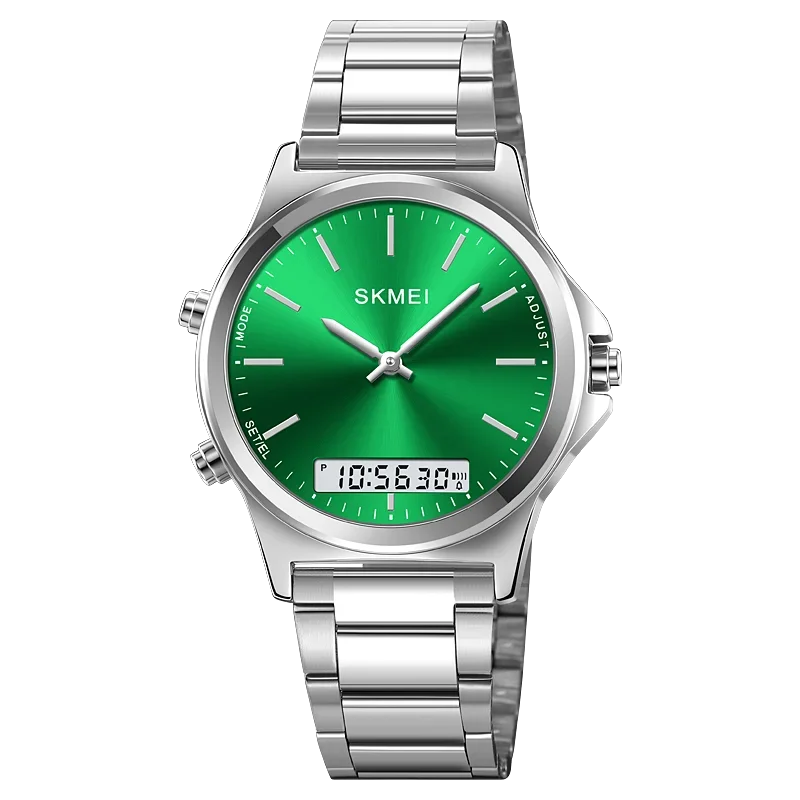 Reloj SKMEI 2120 reloj hombre 3 tiempo pantalla de luz trasera reloj cronógrafo Digital relojes deportivos relojes de pulsera con alarma impermeables para hombre