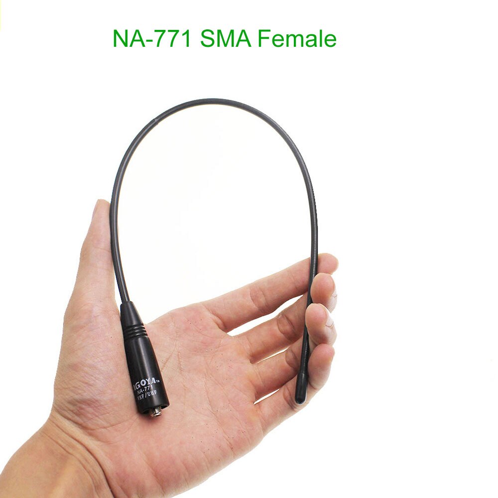 100% Original Nagoya NA-771 SMA mâle ou SMA femelle ou BNC double bande antenne pour BaoFeng Yaesu WouXun TYT talkie-walkie: NA-771-SMA-F