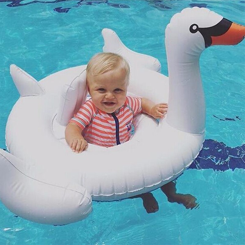 Rooxin Unicorn Flamingo Inflatable Pool Swimming Ring 0-4 Years Infant Float Swimming Circle Baby Seat Swimming Training Toys