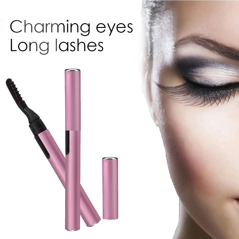 Stylo bigoudi électrique chauffant pour cils, accessoire de maquillage parfait pour grands yeux, pince à épiler pour sourcils et yeux
