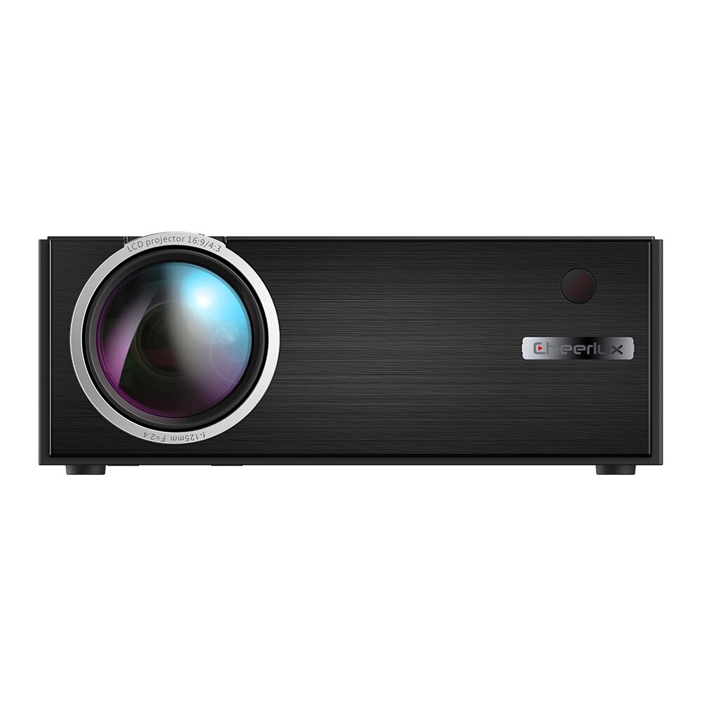 C7 portable full HD same screen LED function family party projector black support mobile phone same screen