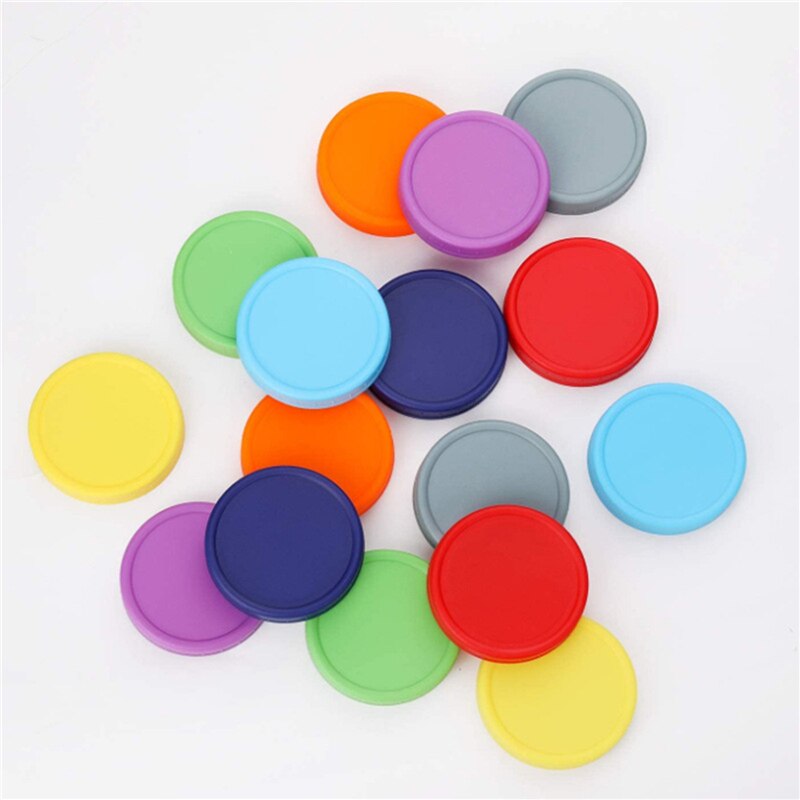 Bouchons de remplacement étanches en plastique, diamètre intérieur, couleurs assorties, joints toriques en Silicone pour bocaux Mason