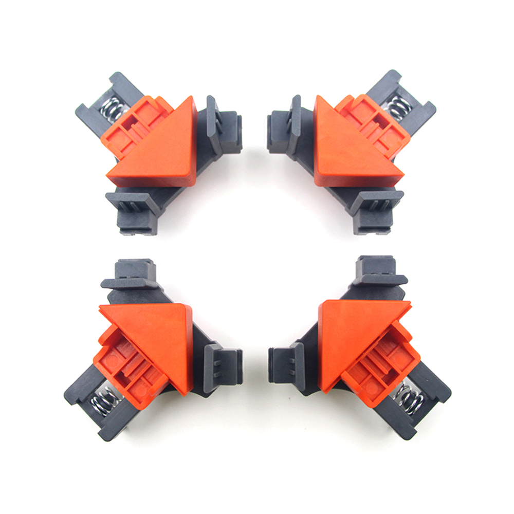 1/4pcs set Corner MATE 90 Degree Right Angle Corner Clip Clamp Woodworking Hand Tool 90 Degree Right Angle Clamp Fixing Clips