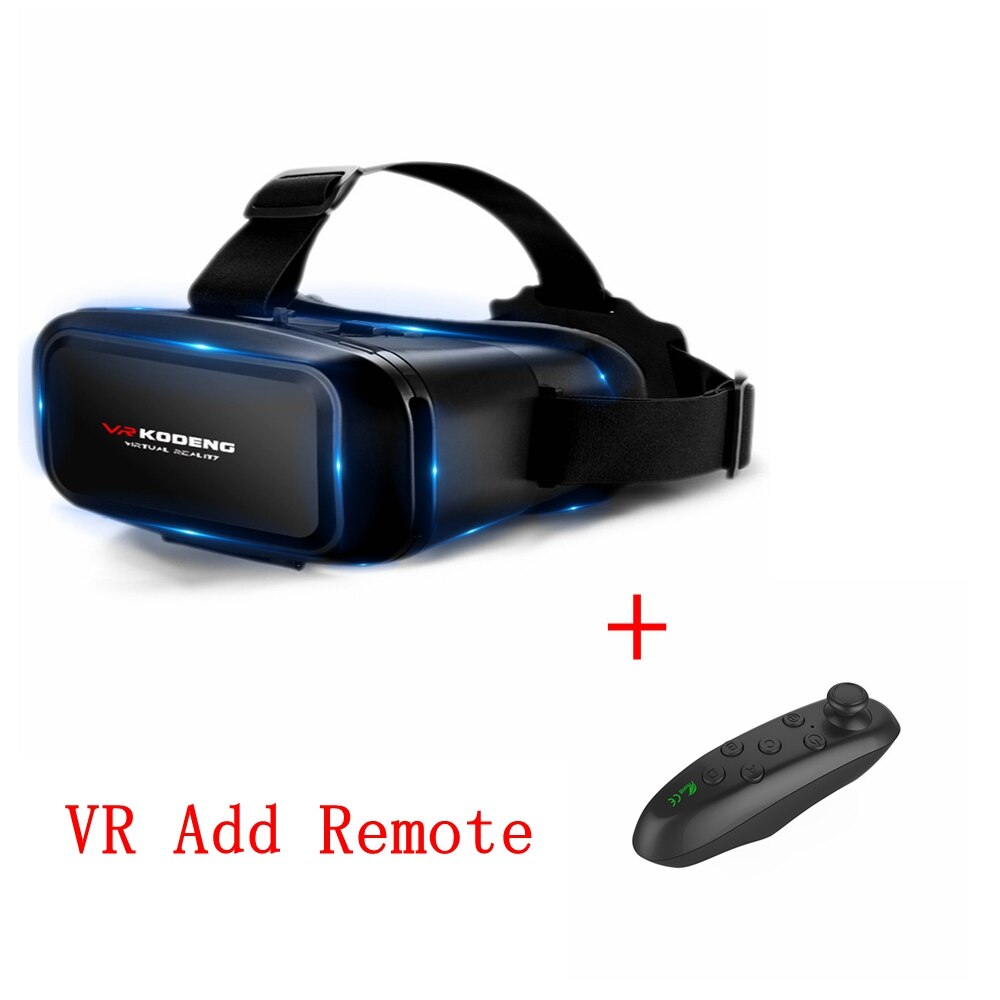 Original 3D Virtuelle Realität VR Gläser Unterstützung 0-600 Myopie Fernglas 3D Glas Headset VR für 4-6,6 zoll IOS Android Smartphone: VR hinzufügen Fernbedienung