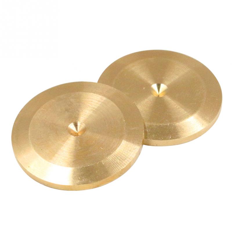 8pcs Copper Alloy Audio Accessories Speaker Spike Pad Isolation Feet Turntable Recorder Protective Stand Multipurpose Base Home