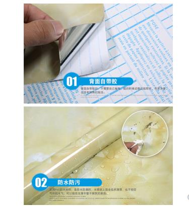 Kitchen oil-resistant stickers self-adhesive decorative stickers