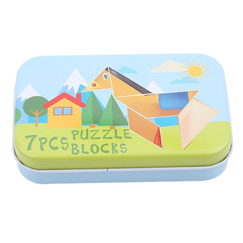 Logica Puzzles Art. Double Tangram – 2D Holzpuzzle – Lernspiel für Zwei Personen