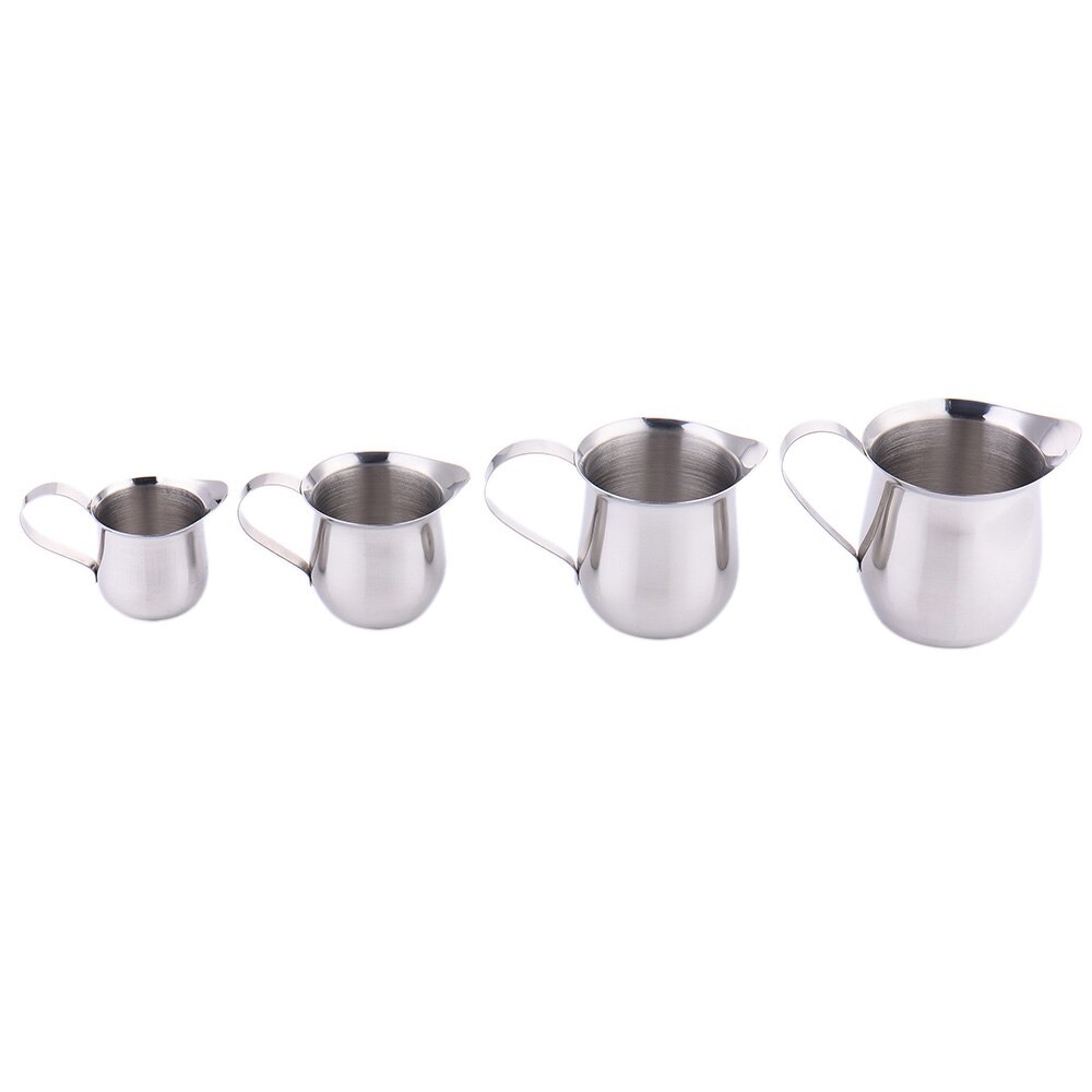 Milk Honey Sauce Cup Stainless Steel Milk Tumblerful Condensed Milk Cup Drum-shape Container Small Milk Cup Syrup Condensed: 350ml