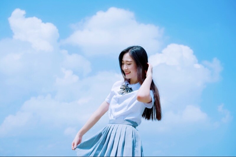 Short-sleeved suit female high school student school uniform sailor suit College Wind TB1