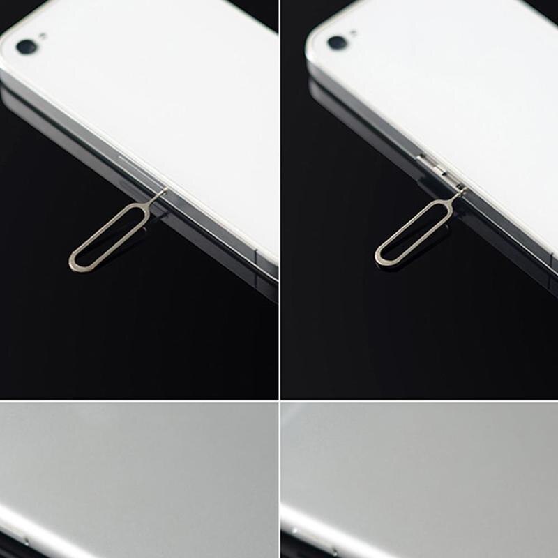 10PCS Sim Card Tray Remover Eject Ejector Pin Key Tool For Cell Phone P2L7