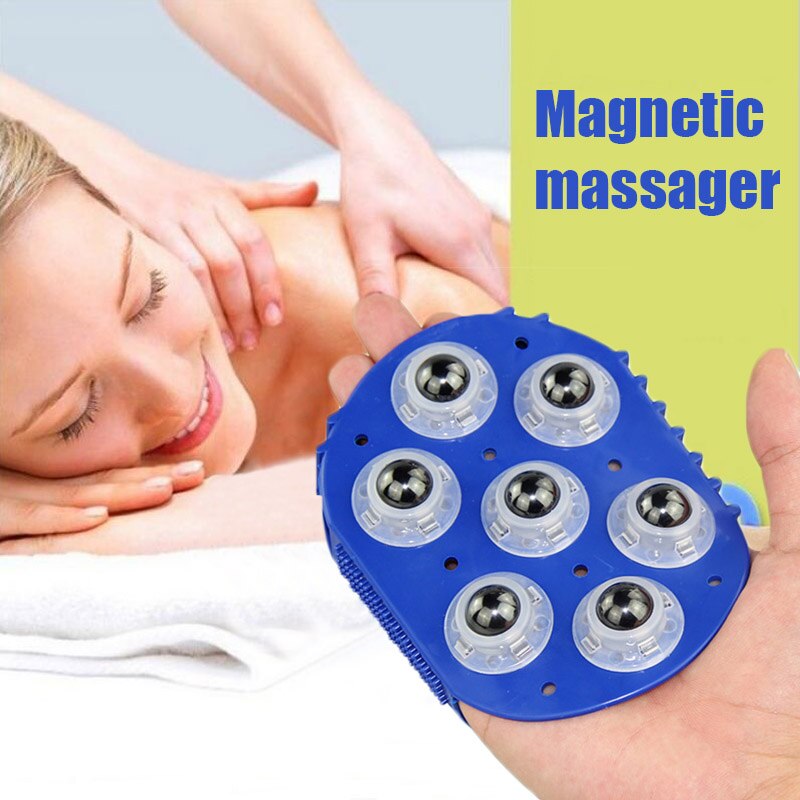 Handheld Magnetische Kralen Stimulator Handschoen Body Afslankende Massage Borstel Health99