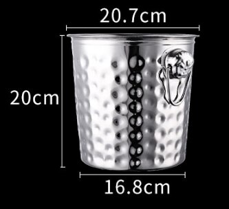 Ishinkar tillbehör vinkylare chillers vinhållare för moet chandon montana rödvin öl whisky party bar verktyg: 5l