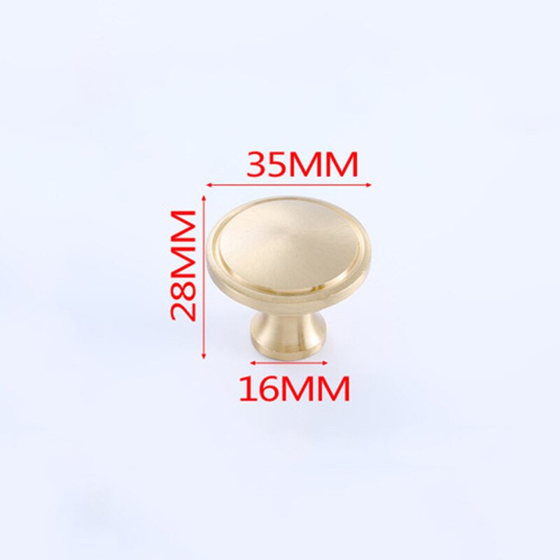 Round Brass Dresser Knob Drawer Handle Cabinet Door Handle Furniture Antique Kitchen Handle: style 5