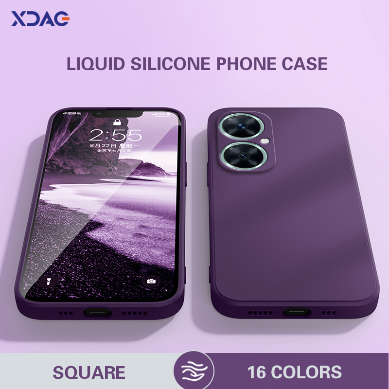 Capa de silicone líquido à prova de choque para huawei nova11i nova 11i MAO-LX9 MAO-LX9N original luxo alta qualidade macio quadrado capa traseira