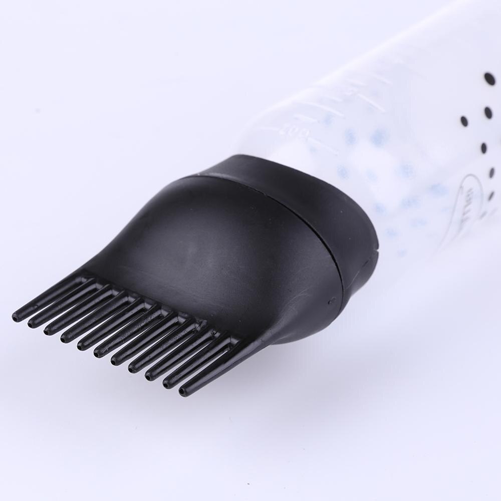 Peigne applicateur de bouteille de teinture de cheveux vide Excellent plastique Flexible Durable brosse de distribution de coloration de cheveux 50oz