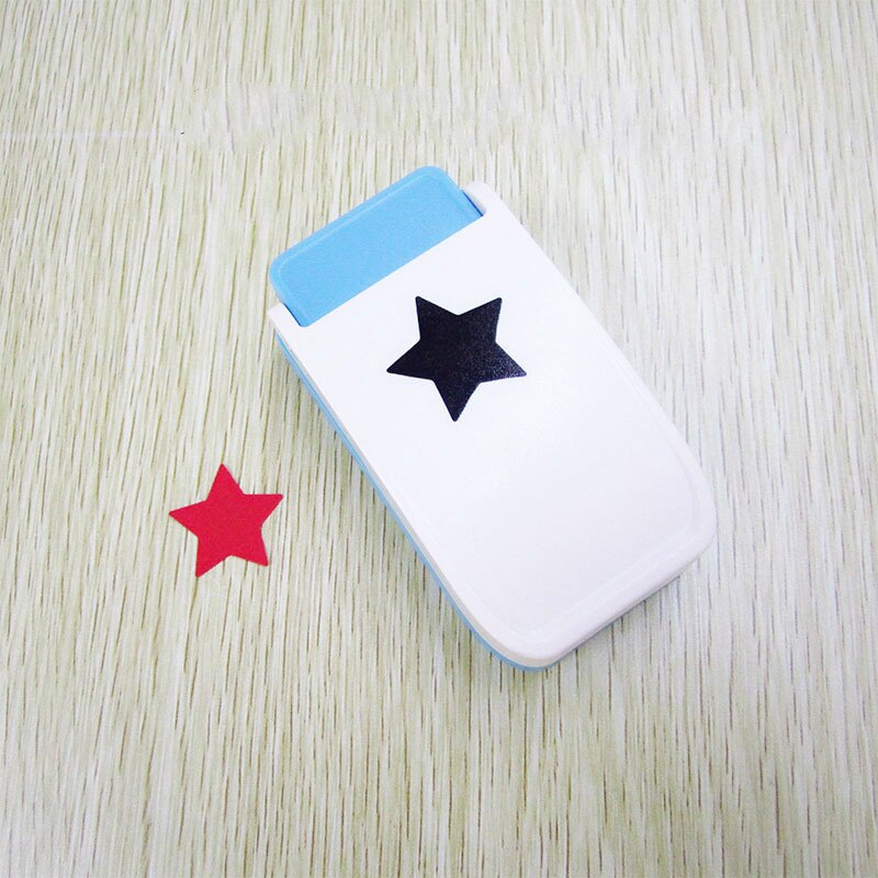 1 Pcs Tuba Embossing Machine Handleiding Diy Druk Grafiek Hit Bloem Papier Cutter Furador Punch Scrapbooking Eva Para Artesanato: Ucky Star 25L