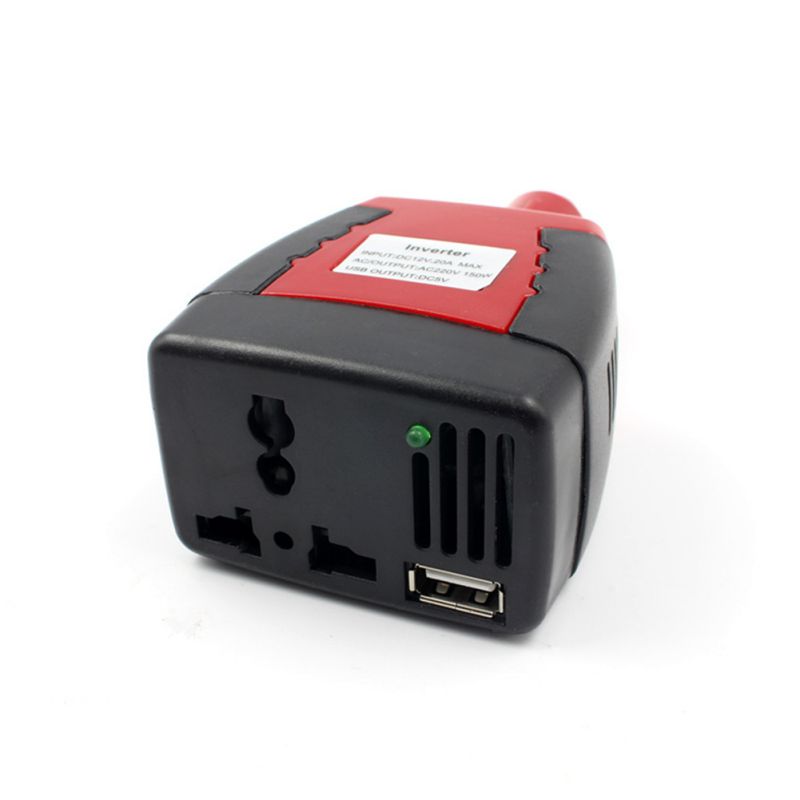 150 W Auto Omvormer USB Voeding DC 12 V-AC 220 V Converter met 2.1A Dual USB auto Adapter Universele Aansluiting
