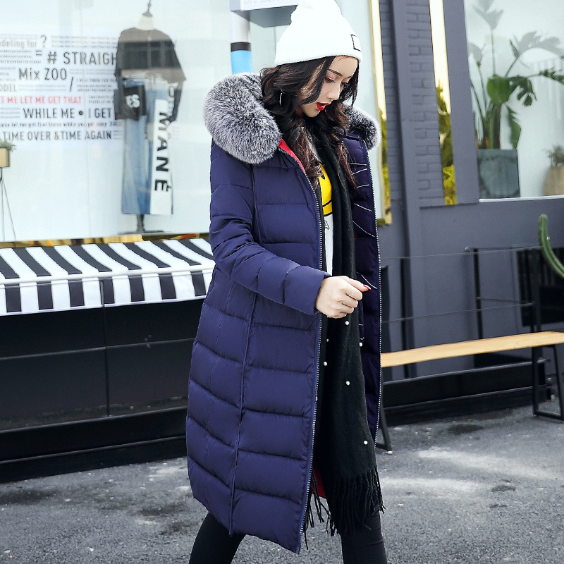 Winter dames capuchonjas met bontkraag, dikke warme lange jas, dames, plus size 3xl , bovenkleding, parka, dames, chaqueta feminino