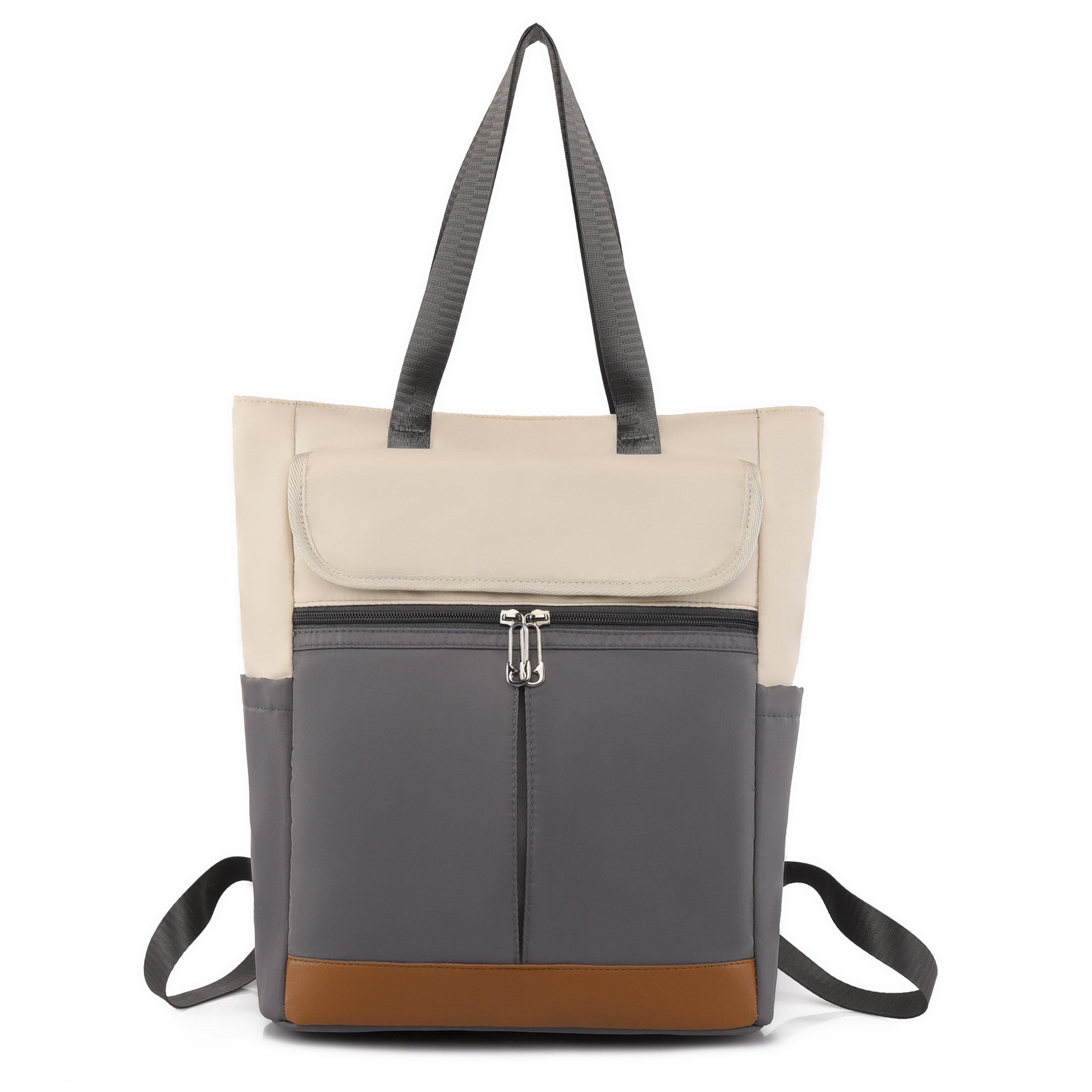Oxford waterproof women's business backpack, fashionable female student backpack, computer bag, leisure travel bag сумка женская: GRAY