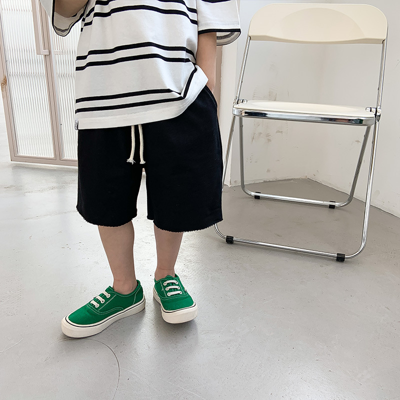Children&#39;s clothing 2022 summer new children&#39;s Korean casual shorts boys&#39; loose Capris trend 10-35