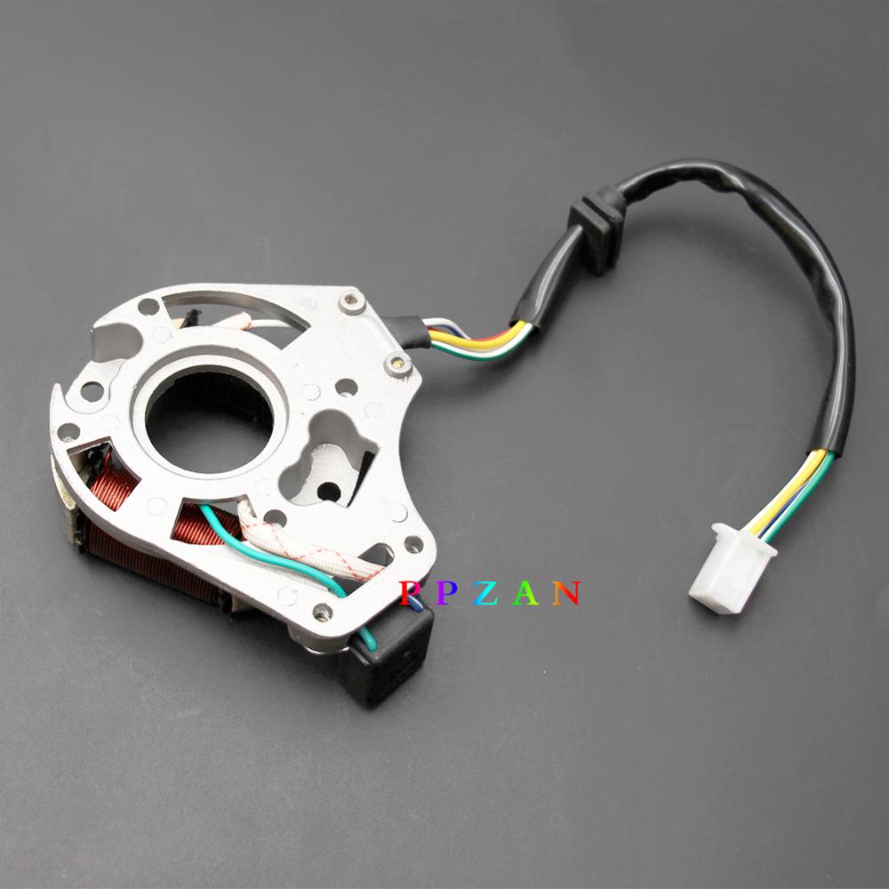 ATV Quad STATOR IGNITION MAGNETO PLATE For 50CC 70CC 90CC 110CC 125CC Chinese 2 Coil Taotao Coolster Sunl JCL PPZAN