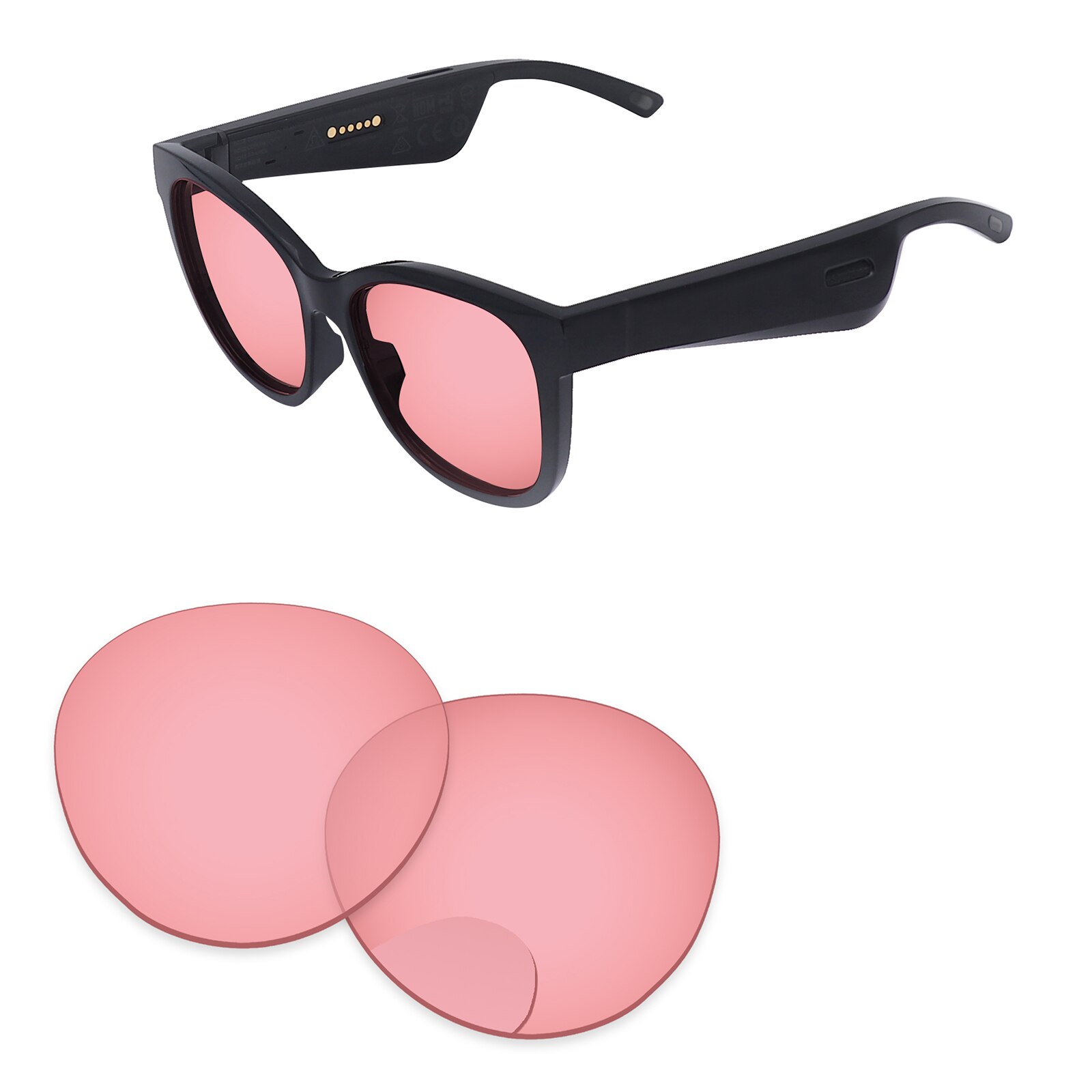 Alphax – verres de remplacement pour lunettes de soleil, polarisées, pour Bose Rondo S/M, Options multiples