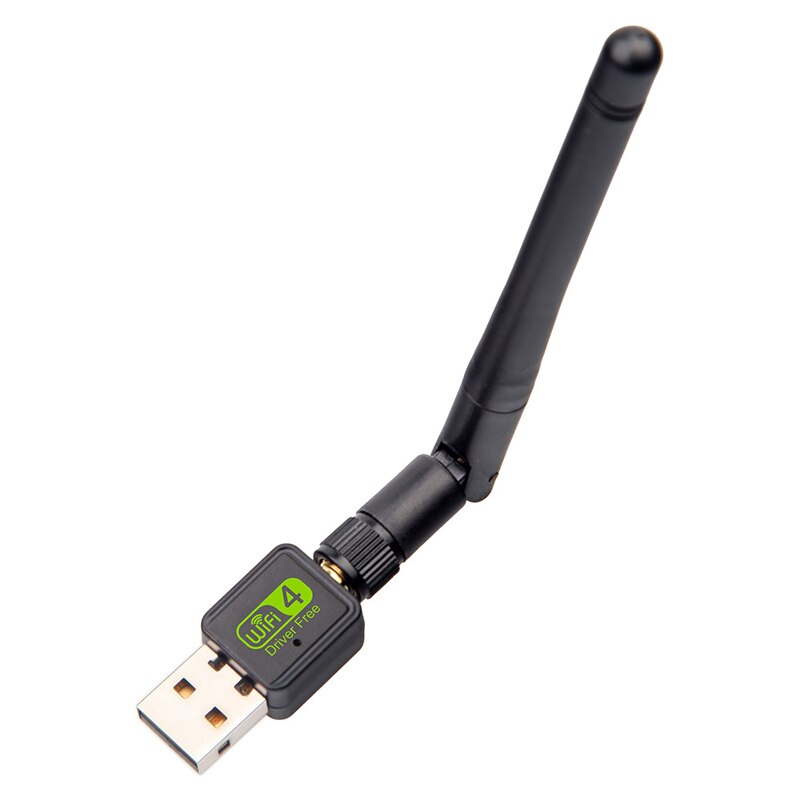 Gratis drev usb wifi adapter driver gratis trådløs wi-fi usb adapter dongle netværkskort wifi modtager lan ethernet kort: Default Title