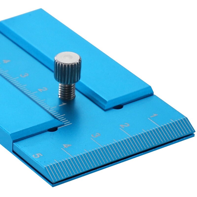 Table Saw Measuring Ruler Woodworking Gadget Depth Measurement Height Limit Gauge Tools for Wood Measuring