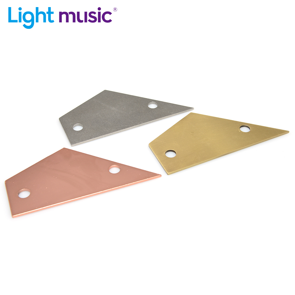 Herramienta de nivelación de traste, regla de medición de diapasón de cuello de bajo de guitarra, balancín de traste de acero inoxidable, herramienta Luthier, 1 unidad