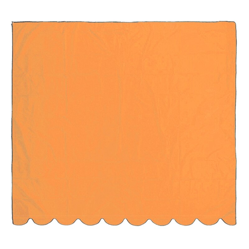 5 x 6.5 fods skygge sejl rektangel skygge sejl uv blok til gårdhave udendørs: Orange