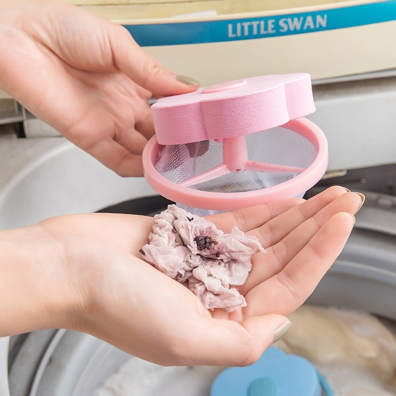 Hair Removal Catcher Filter Mesh Cleaning Balls Bag Dirty Fiber Collector Filter for Washing Machine Filter Laundry Balls Discs