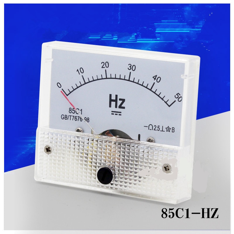 85C1-HZ DC Frequency Meter 10V 20V 30V 40V 50HZ Mechanical Mounting Analog HZ Meter