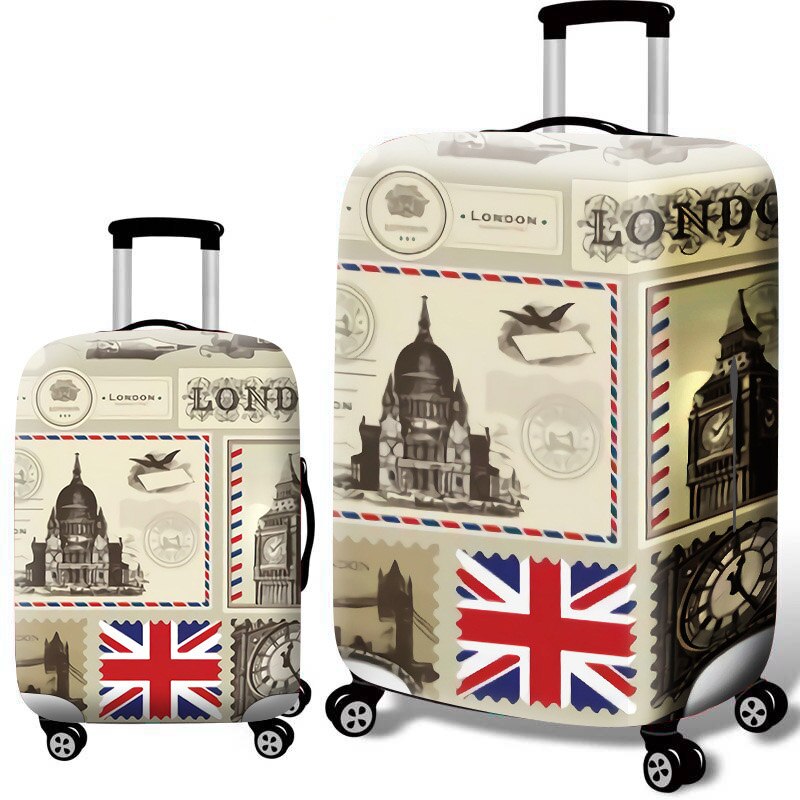 TLDGAGAS 3D Digital Stretch Fabric Luggage Protective Cover Suit 18-32 Inch Trolley Suitcase Case Covers Travel Accessories: A / XL