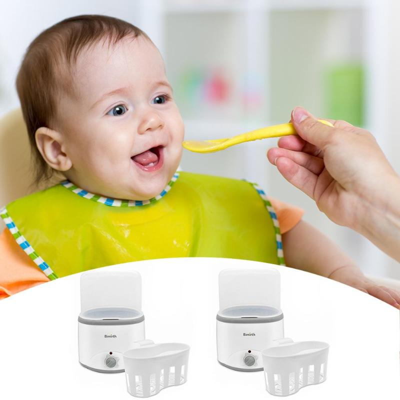 Baby Dubbele Flessenwarmer Multifunctionele Melk Voedsel Heater Stoomsterilisator Melk Warmer Babyvoeding Dubbele Fles Sterilisator Ba