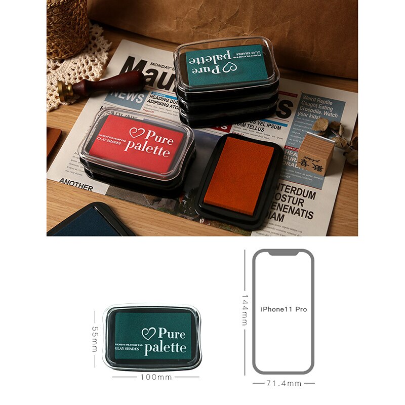 1Pcs Retro Color Stamp Pads Washable Ink Pads For ... – Vicedeal
