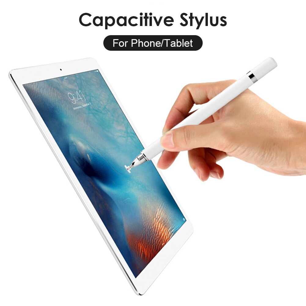 Stylo tactile universel pour tablette et téléphone portable, 2 en 1, WK3006