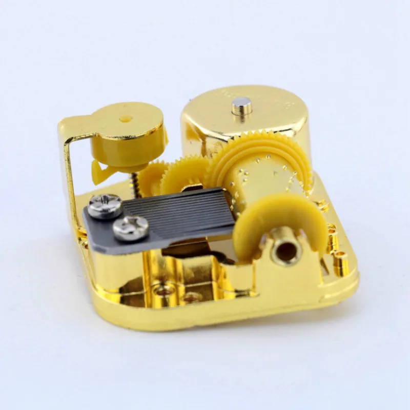 Gold-plated Music Box Yunsheng Movement 22 Kinds DIY Musical Box Accessories Birthday mini Desk Home Decor with Screws