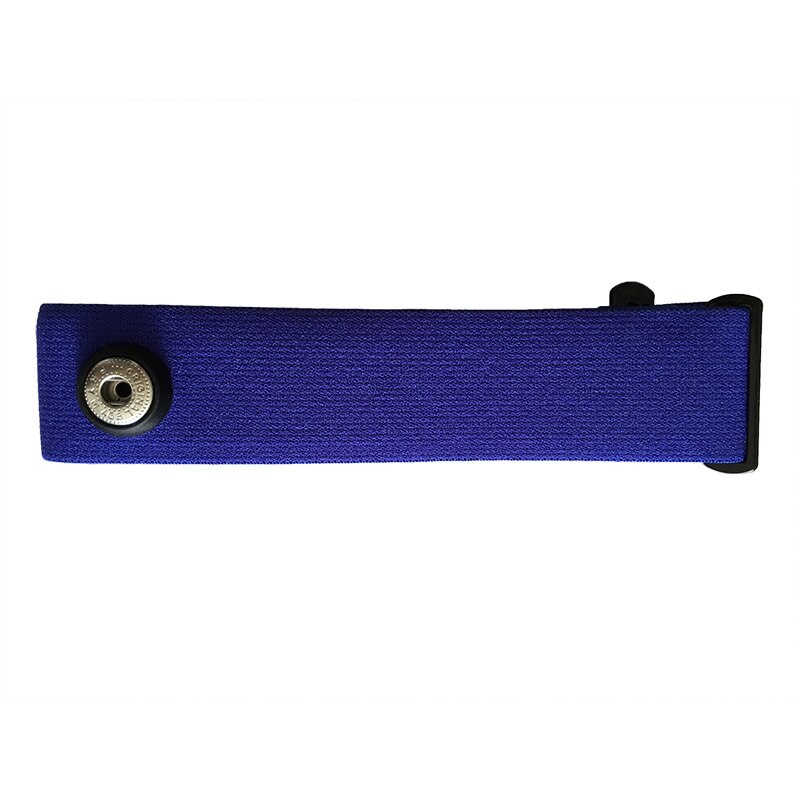 Correa de pecho para Polar H7, Wahoo, Garmin, Bryton, Magene, Coospo, Geonaute, TomTom, Monitor de ritmo cardíaco inalámbrico deportivo, banda HRM: BBX14-Blue