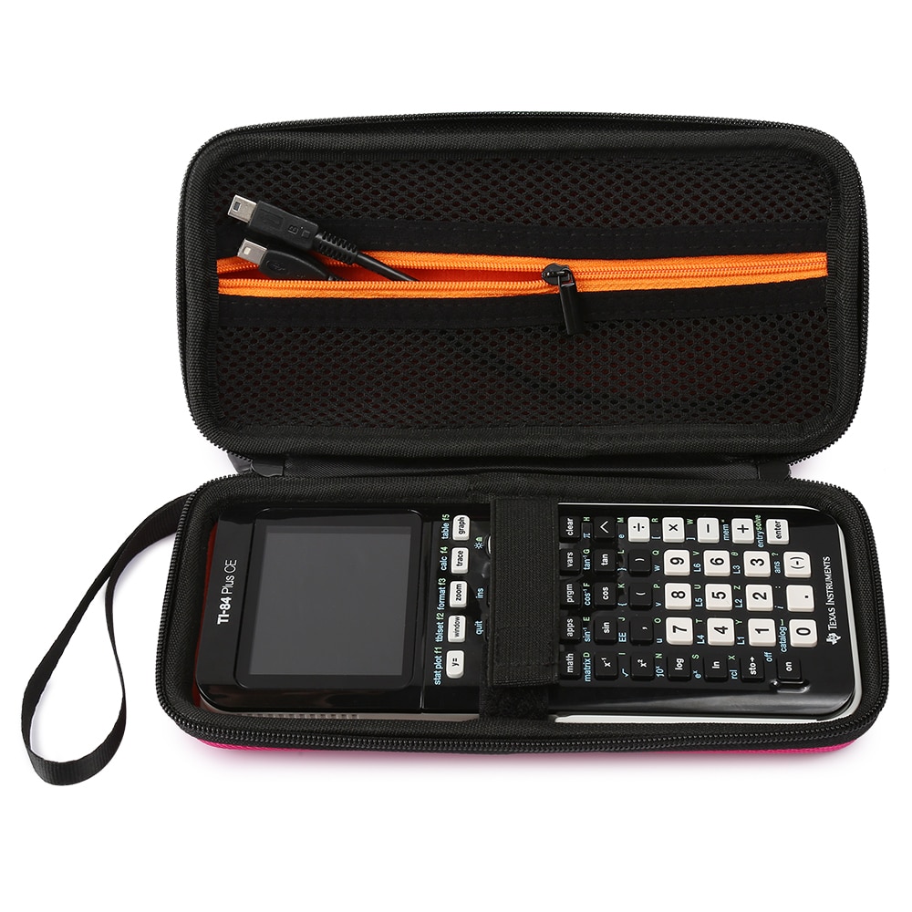 Hard EVA Carrying Case for Texas Instruments TI-84 / Plus TI-83 Plus CE Graphing Calculator More Space for Pen and Accessory