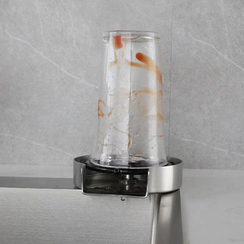 Automatic Cup Washer Faucet Glass Rinser Kitchen Sink Bar Glass Rinser Coffee Pitcher Wash Cup For Kitchen Bar Tools Accessories