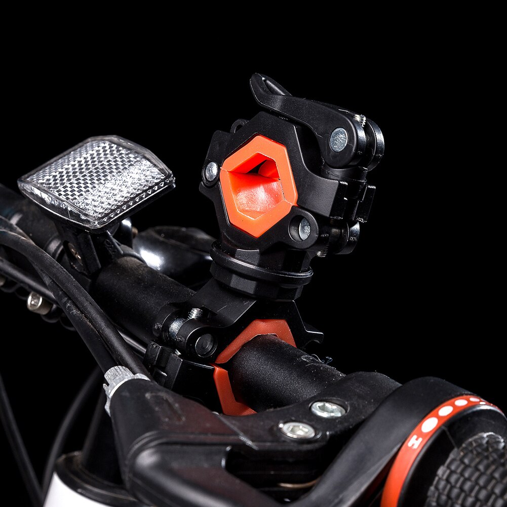 360 degrés rotatif vélo avant lampe boussole digitale vélo réglable guidon dégagement rapide vtt vélo vélo phare queue