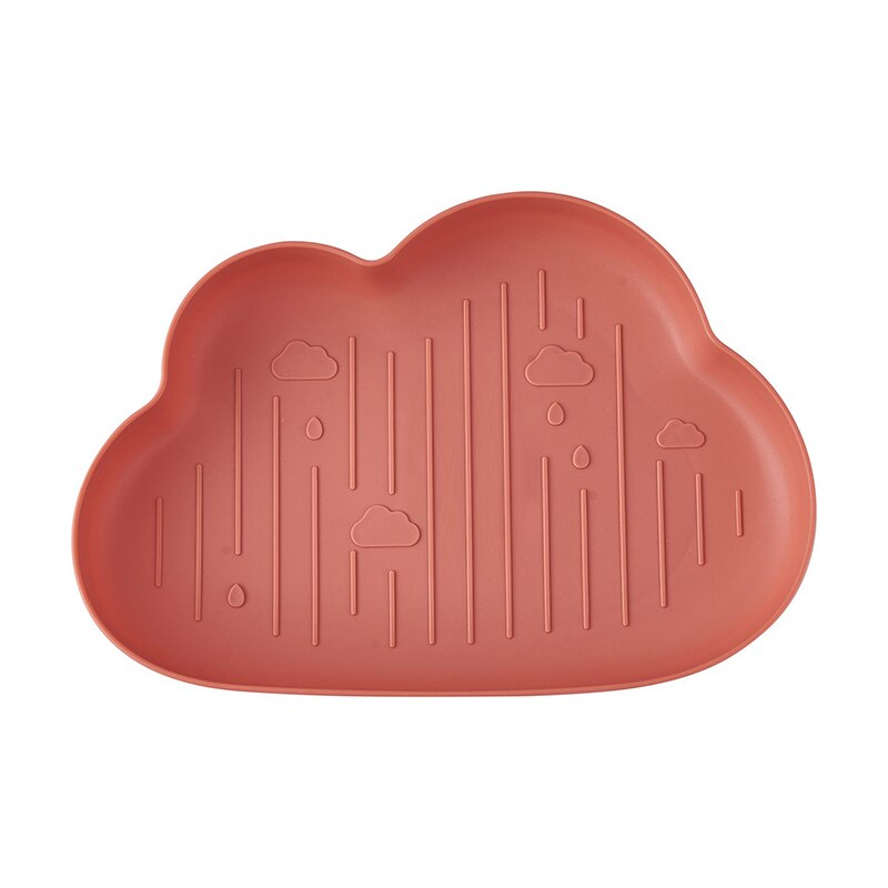 Creatieve Kerstboom Vorm Snoep Snacks Noten Zaden Droge Vruchten Plastic Platen Gerechten Kom Ontbijt Lade Thuis Keuken Benodigdheden: cloud red