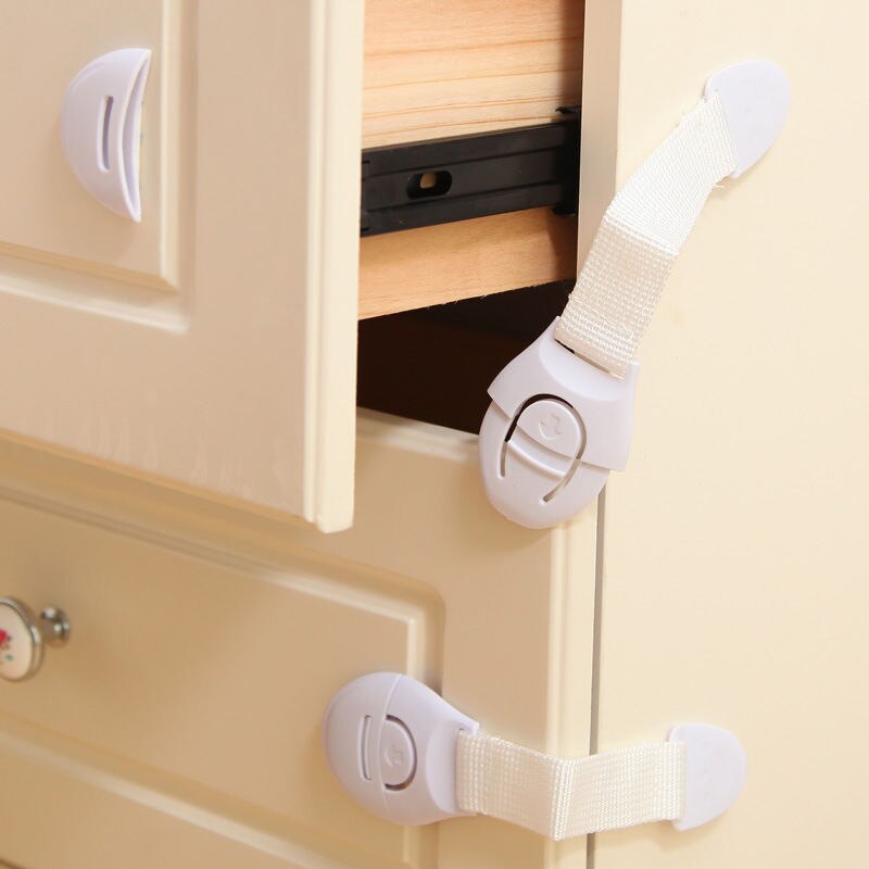 Nuttig Sloten Kind Baby Baby Kids Lade Deur Kast Vriezer Kast Veiligheid Sloten Voor kinderen Veiligheid Plastic Lock