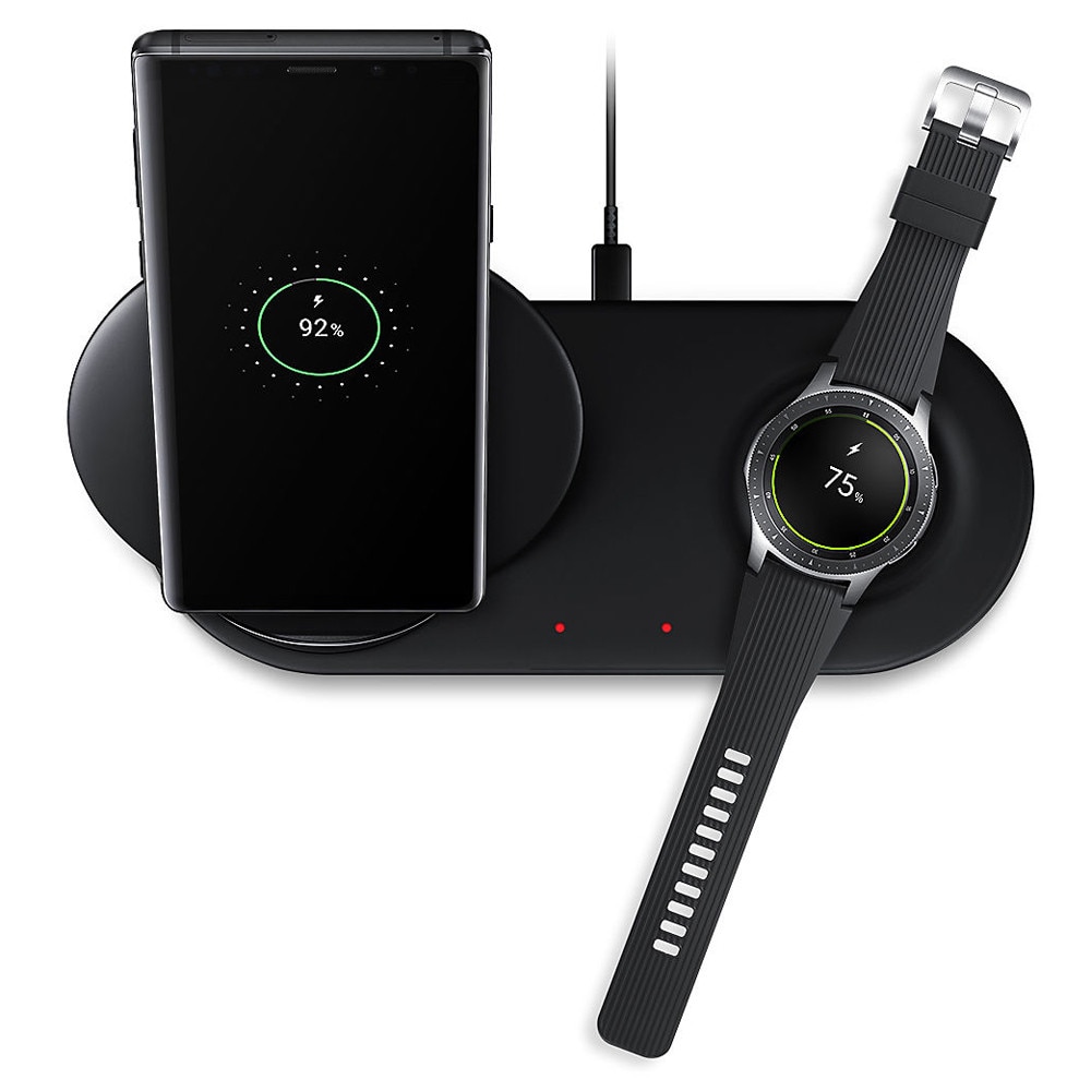 2 In 1 Fast Charging Wireless Charger Pad For Samsung Phone Lightweight For Samsung Watch For Iphone For Xiaomi #20
