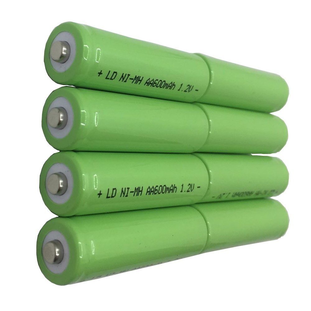 2-16Pcs Originele 1.2V AA Batterij Oplaadbare aa Batterijen 600mah 2A Baterias Mh Ni Mh Oplaadbare batterij voor Zaklamp