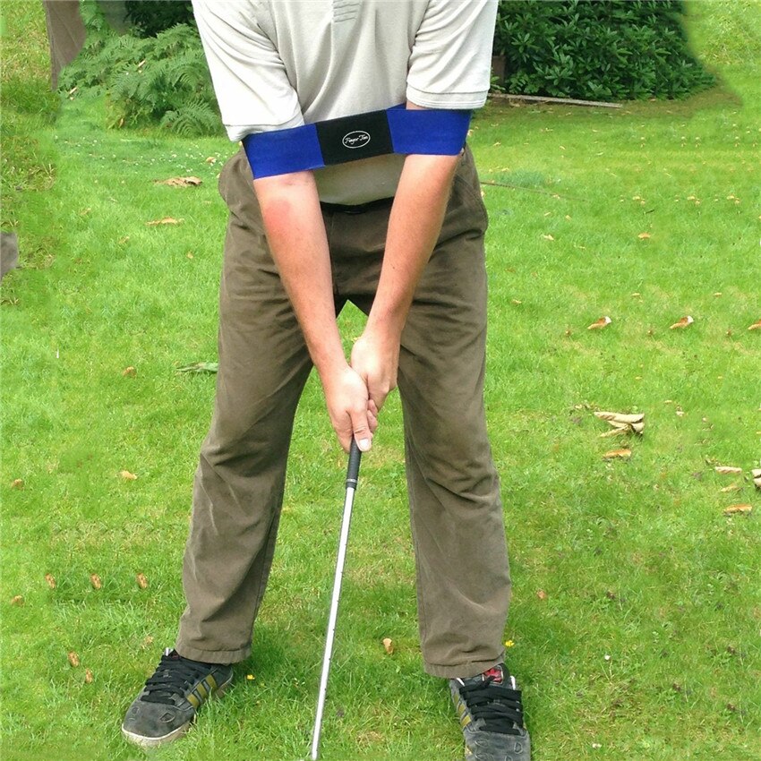 Golf Swing Training Aid Trainer Elastic Arm Band B... – Grandado
