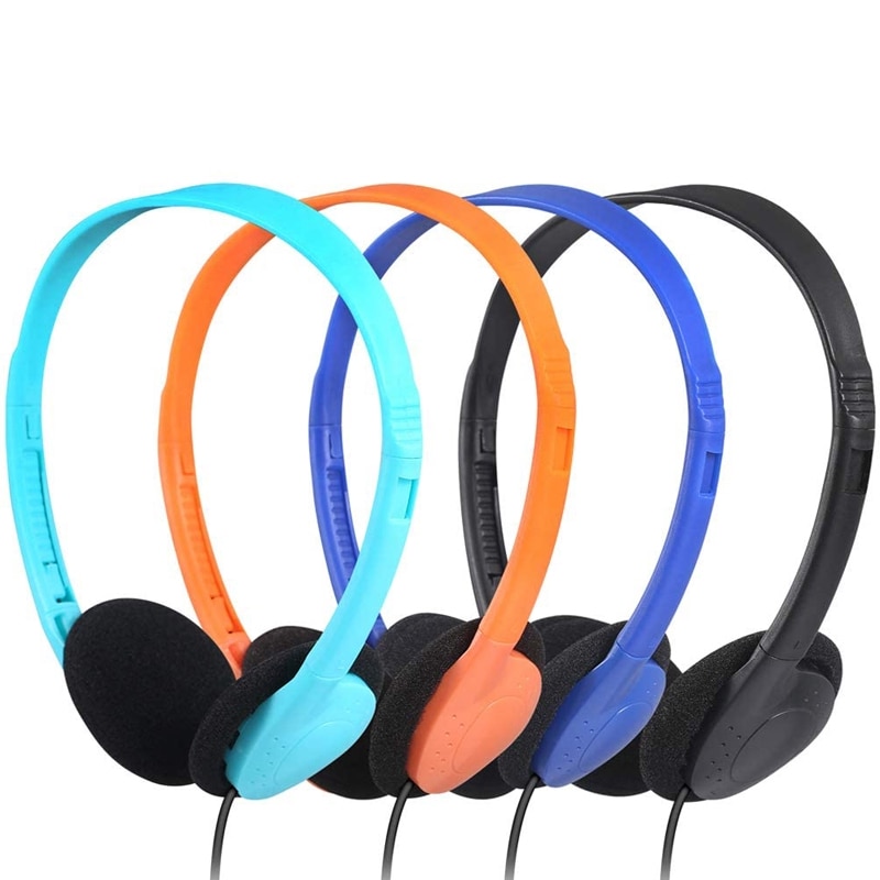 Kids Bedrade Hoofdtelefoon Kinderen Over Head Opvouwbare Stereo Oortelefoon Met 3.5Mm Audio Jack Music Headset Voor Iphone Xiaomi Mp3