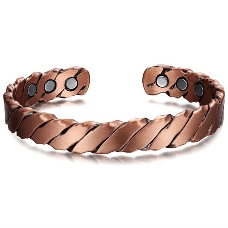 Trendy Energie Armband Magnetische Therapie Gezondheidszorg Armband Voor Mannen En Vrouwen Charme Armband Sieraden Valentijn Cadeau: Copper